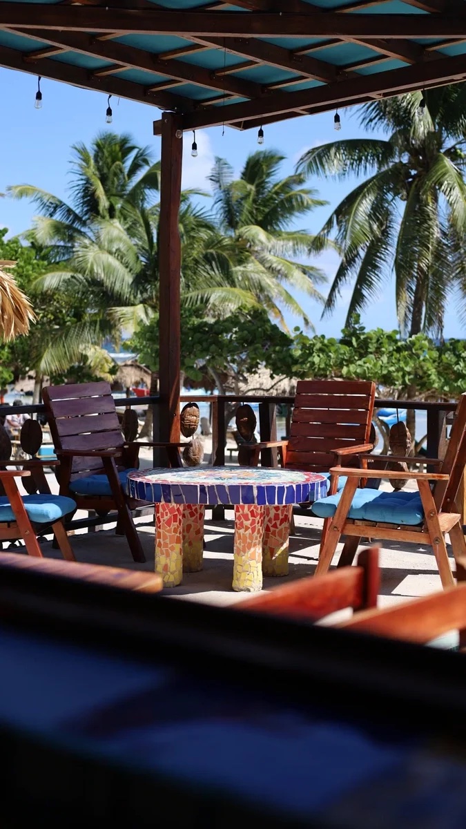 The terrace tables